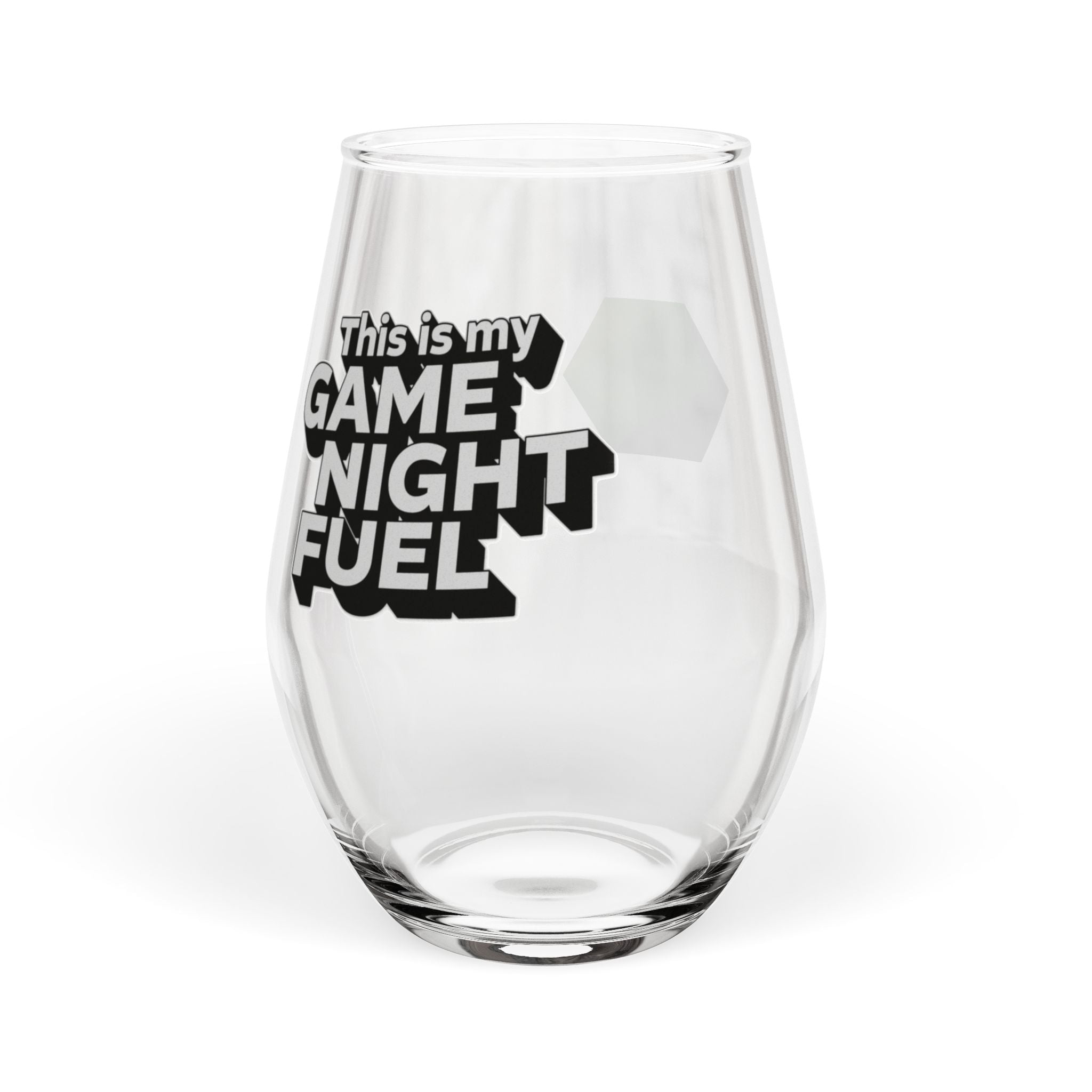 This Is My Game Night Fuel Wine Glass