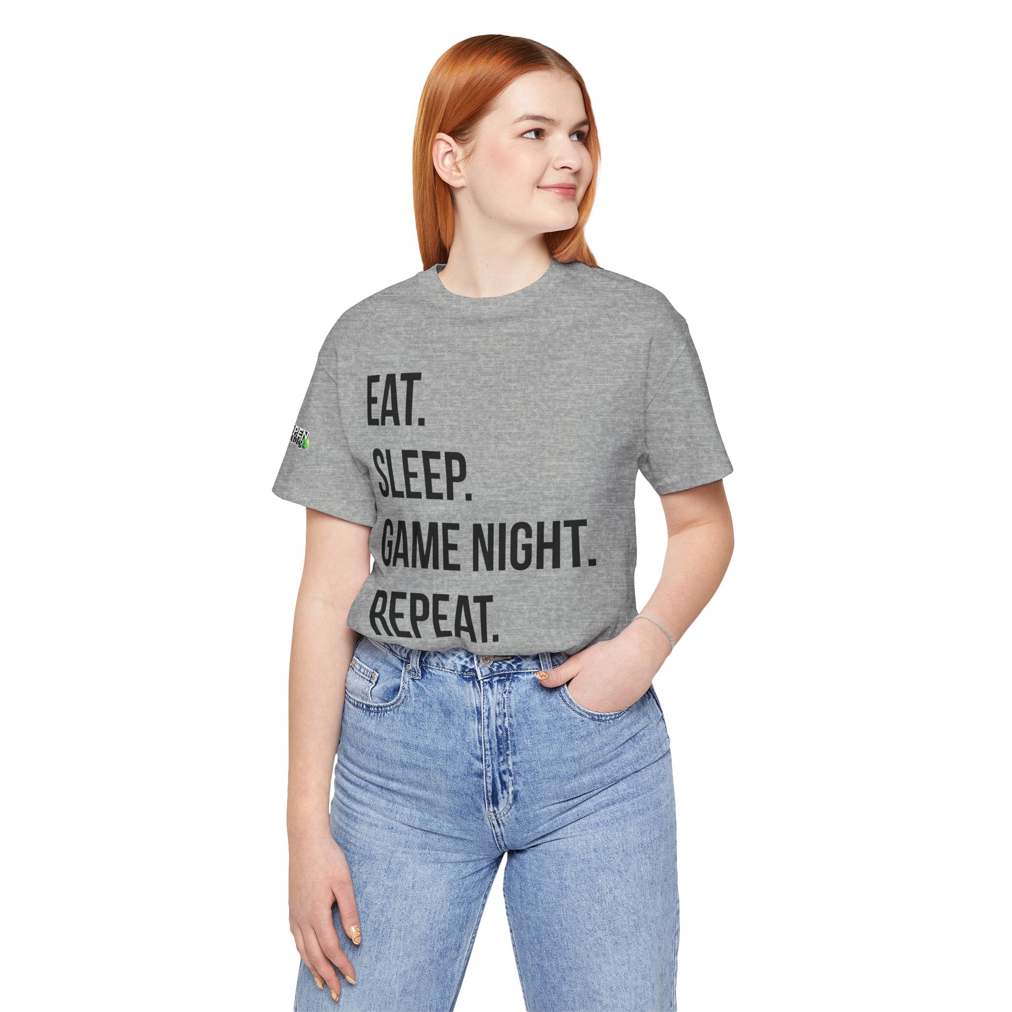 Eat. Sleep. Game Night. Repeat. Tee