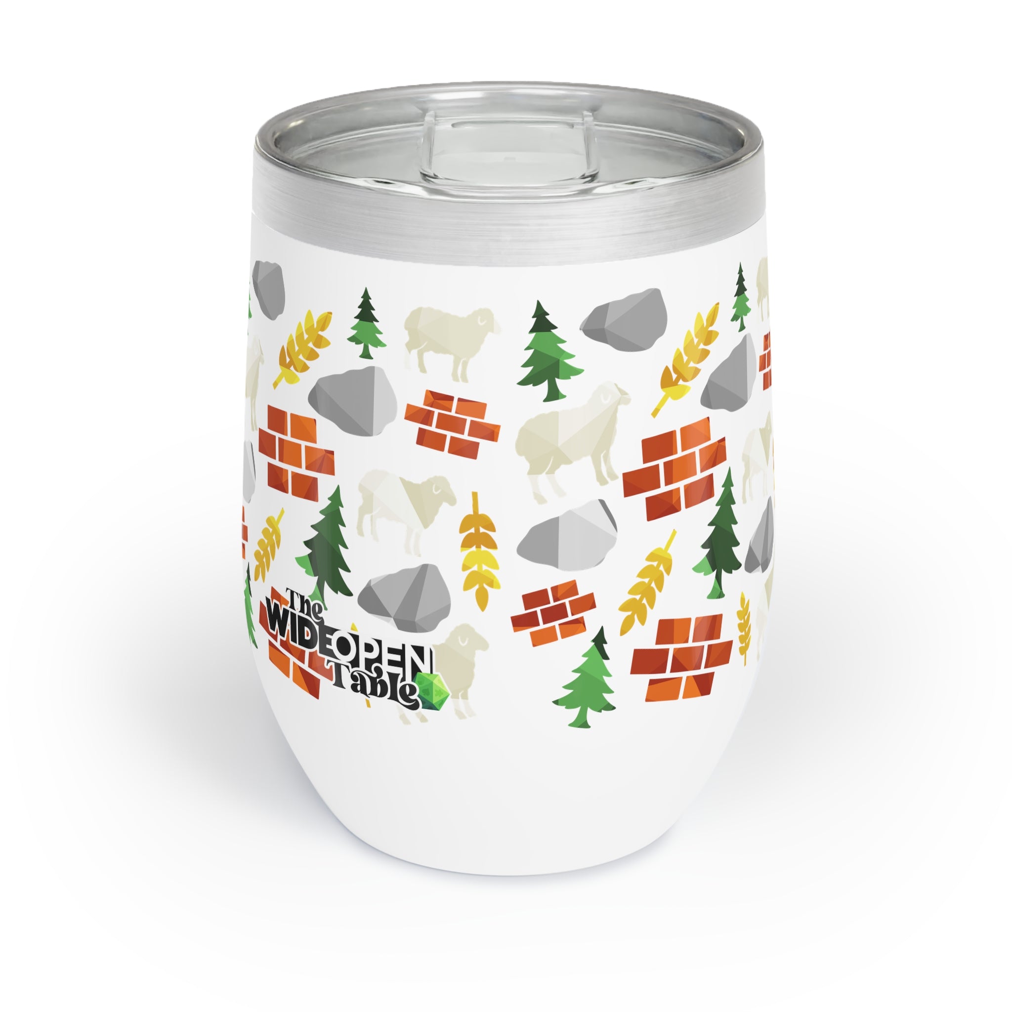 Settle. Build. Sip. Wine Tumbler