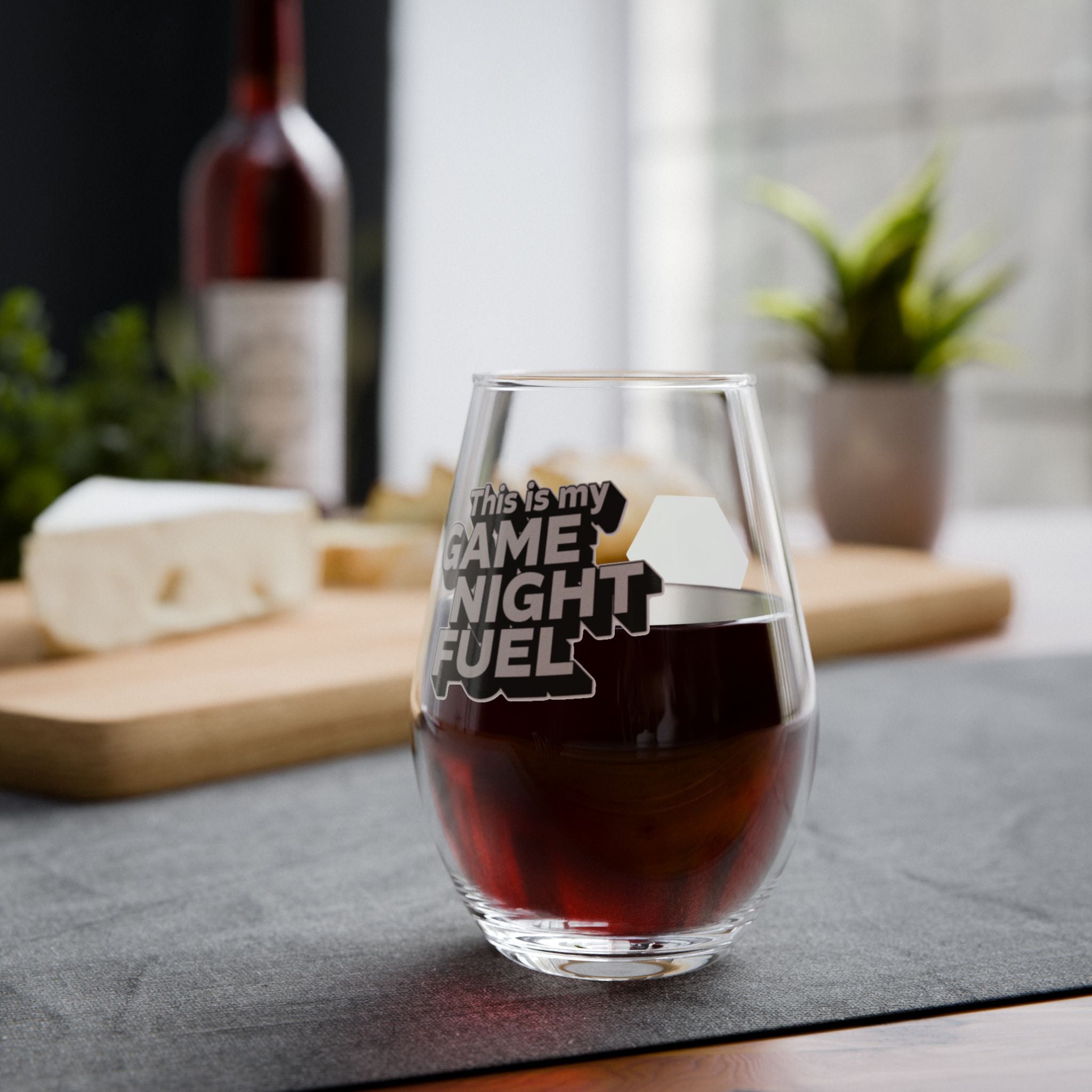 This Is My Game Night Fuel Wine Glass