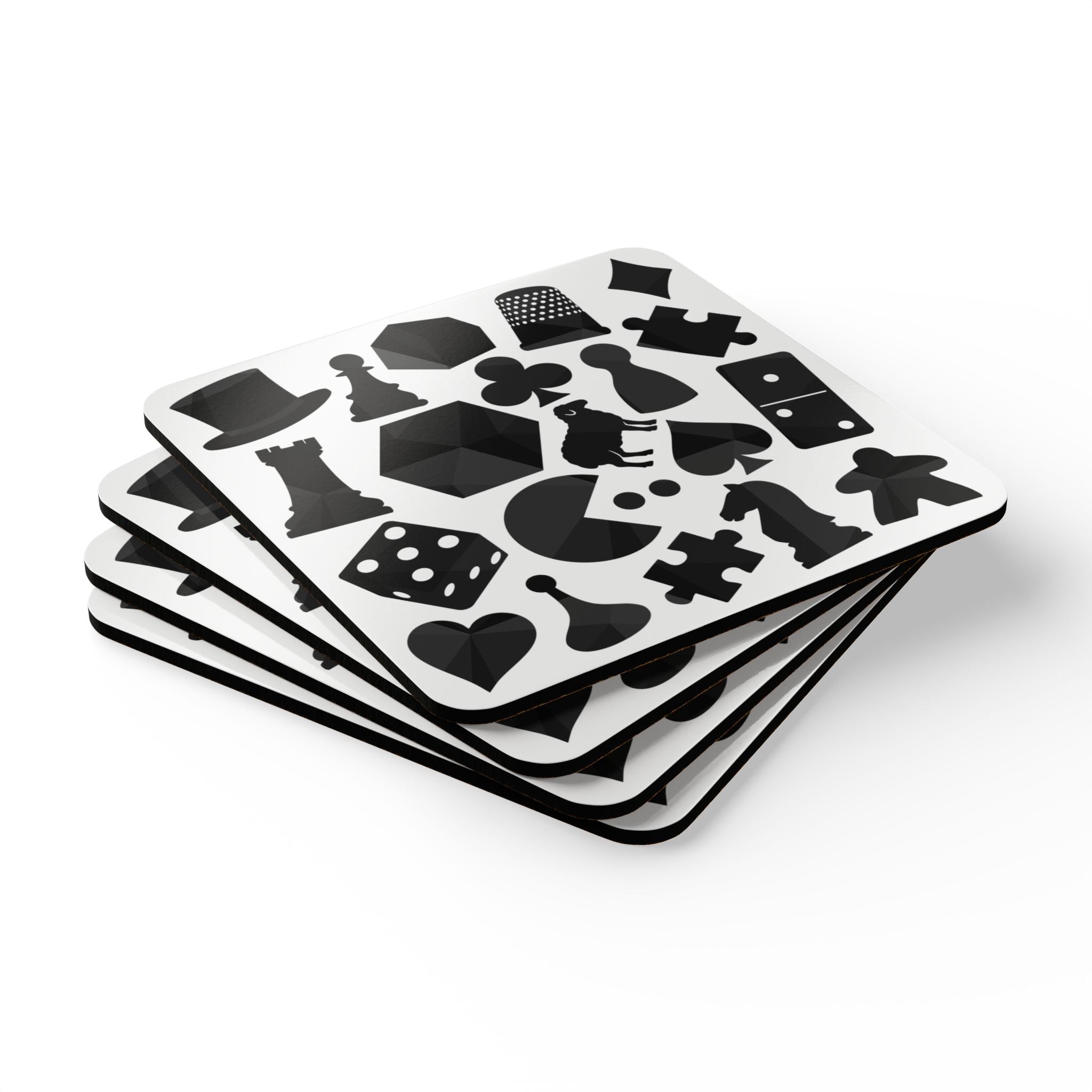 Game Night Icons Coaster Set