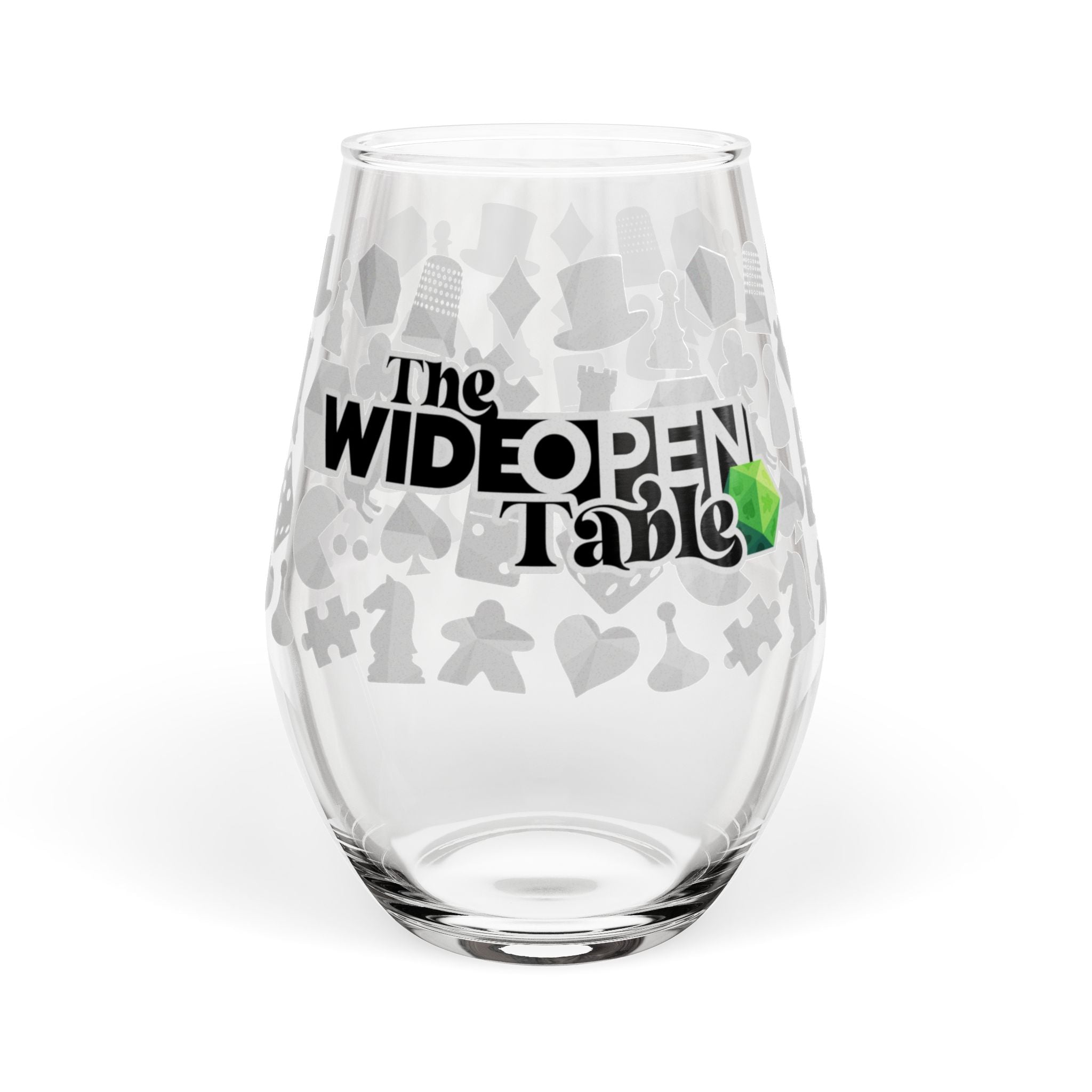 The Wide Open Table Stemless Wine Glass