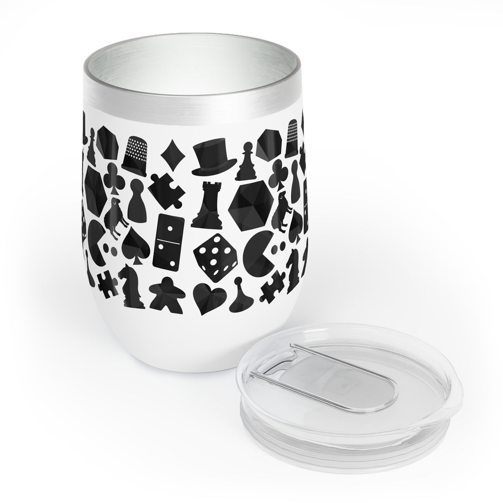Game Night Icons Wine Tumbler