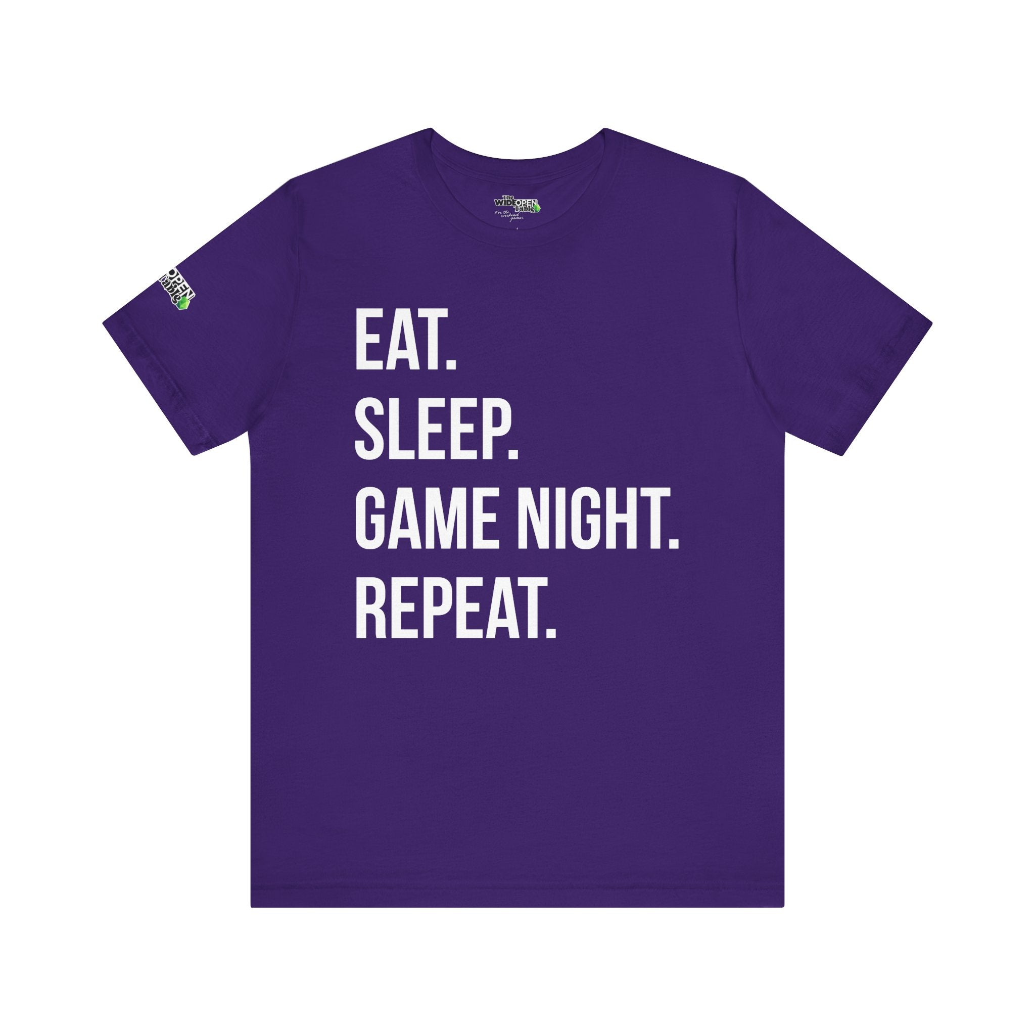 Eat. Sleep. Game Night. Repeat. Tee