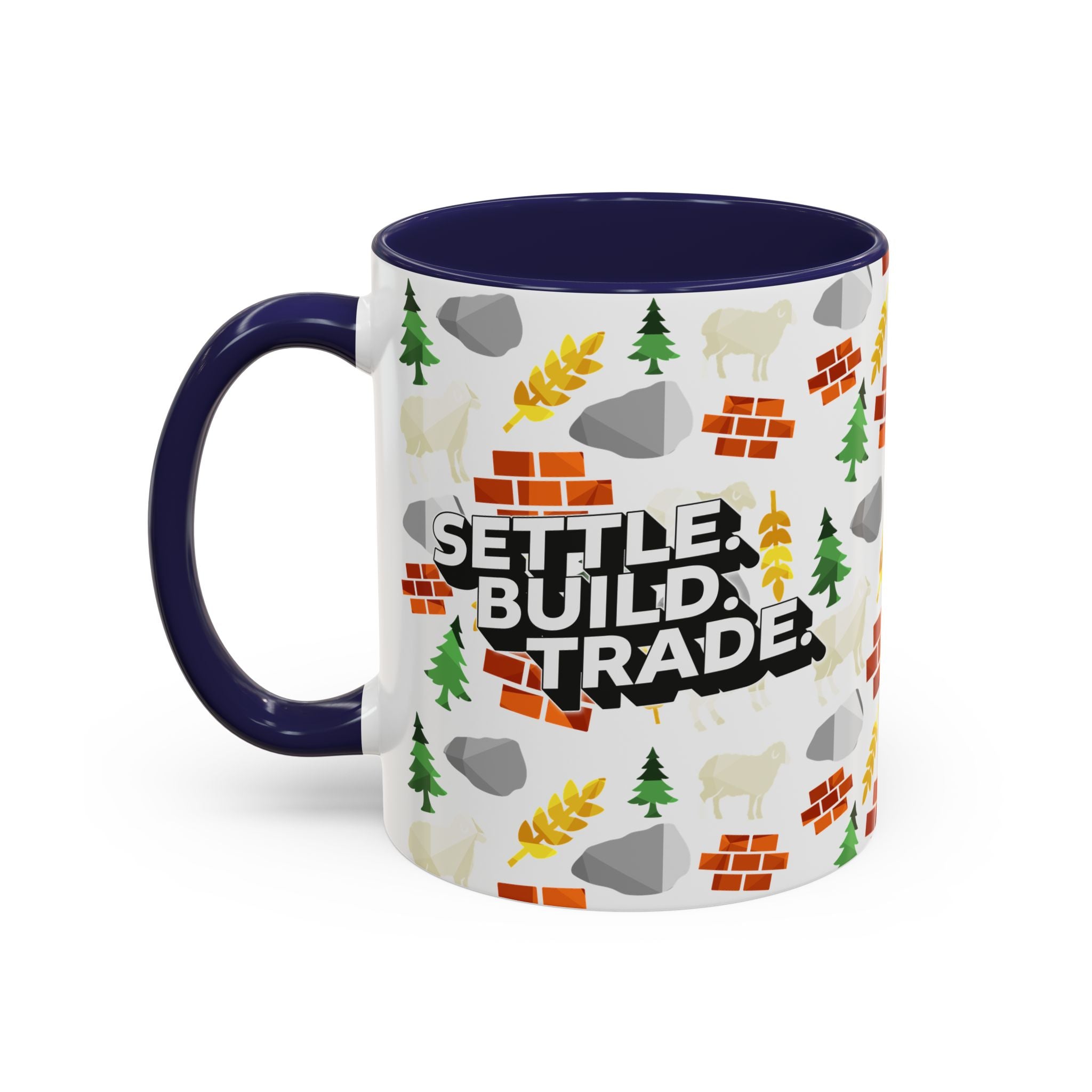 Settle. Build. Trade. Mug