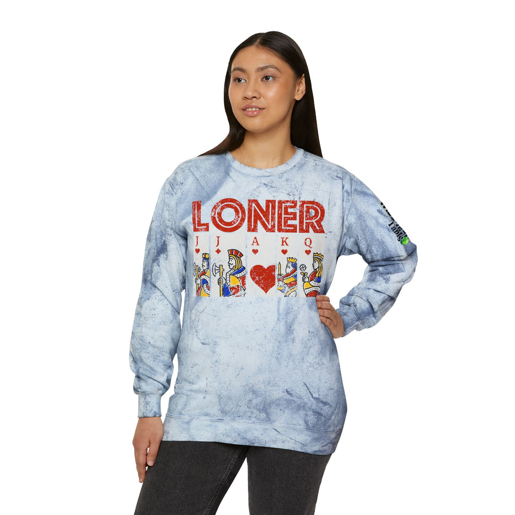 LONER – Hearts Crewneck Sweatshirt