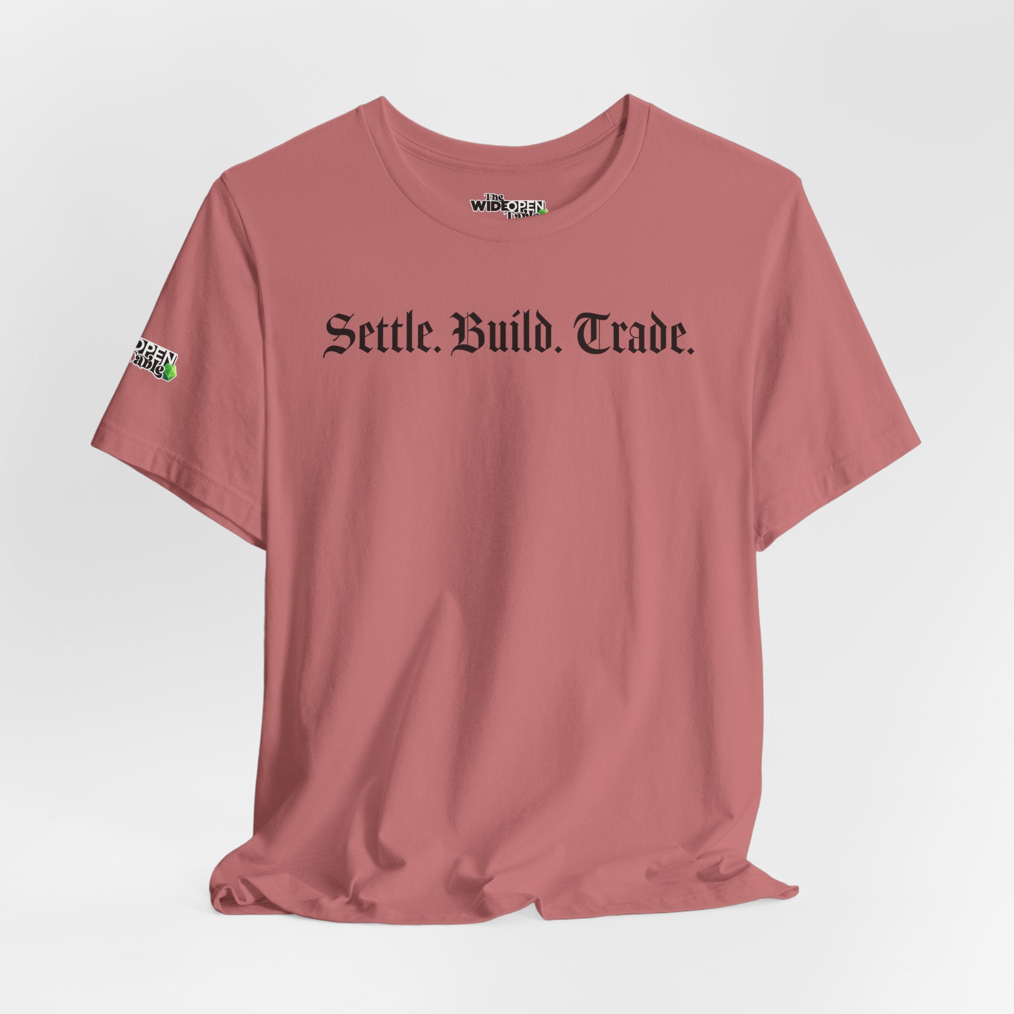 Settle. Build. Trade. Tee