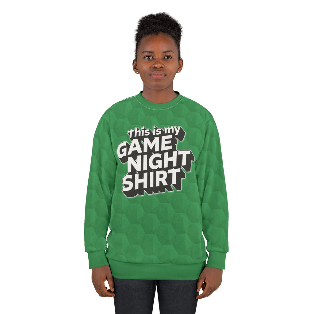 This Is My Game Night Shirt – All-Over Print Sweatshirt
