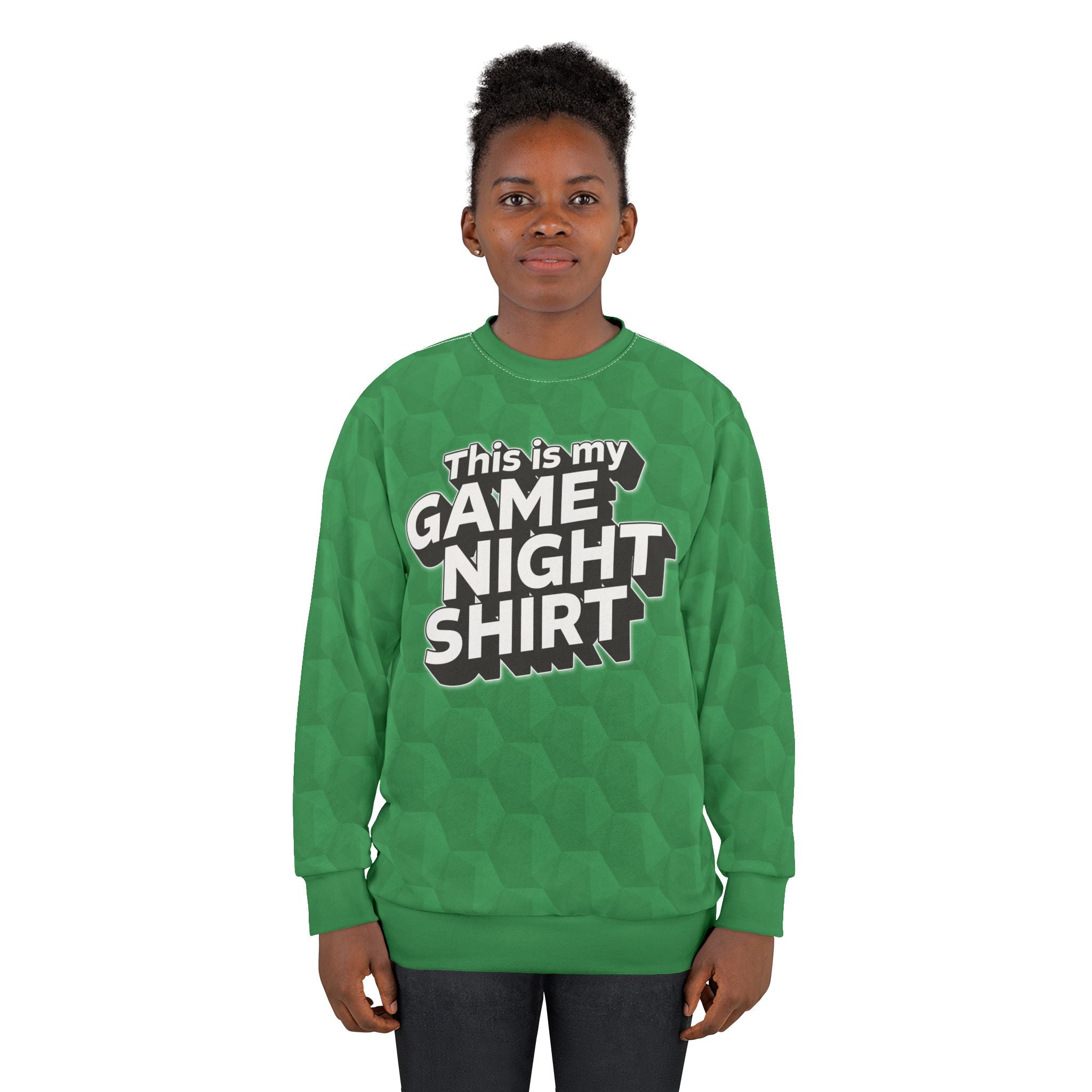 This Is My Game Night Shirt – All-Over Print Sweatshirt