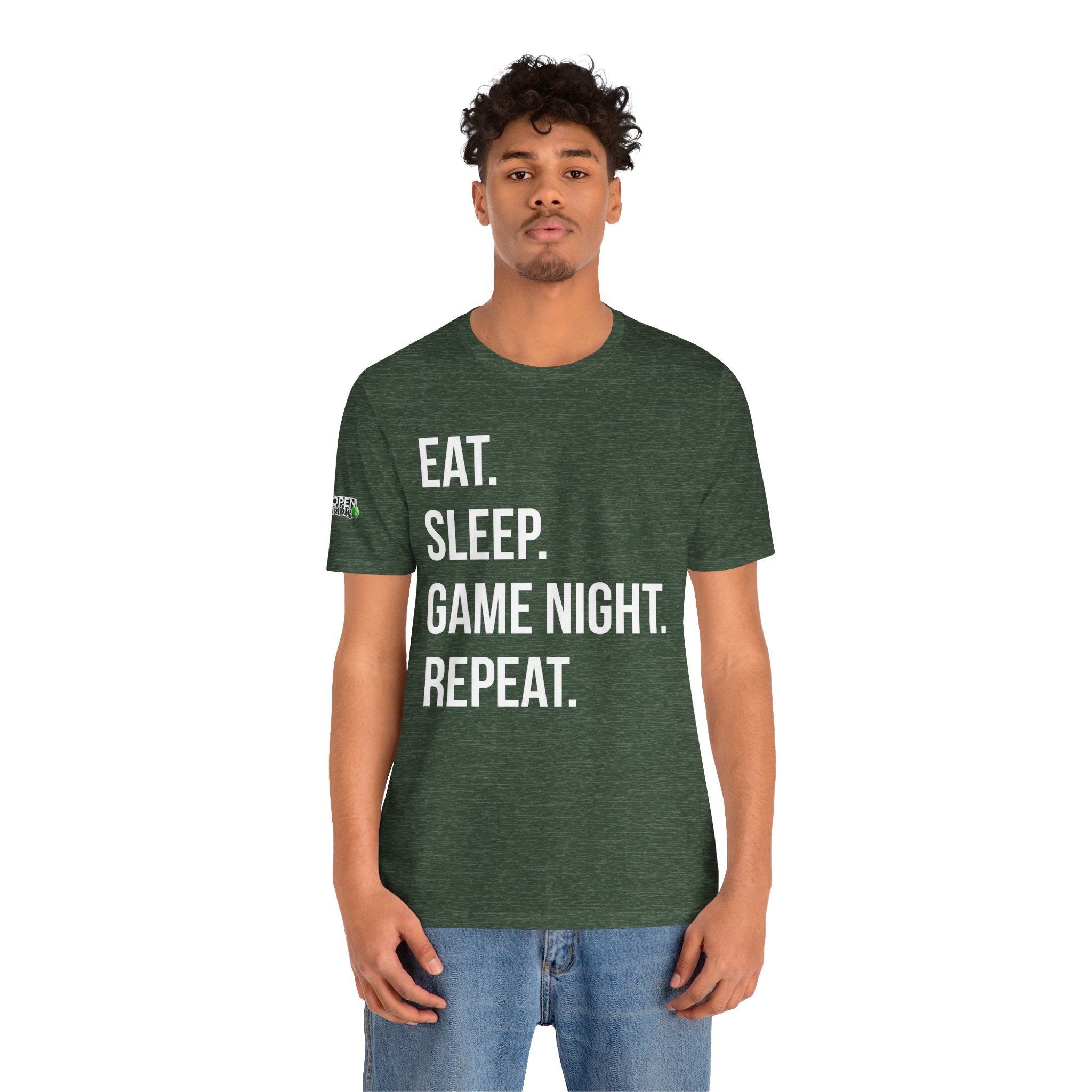 Eat. Sleep. Game Night. Repeat. Tee