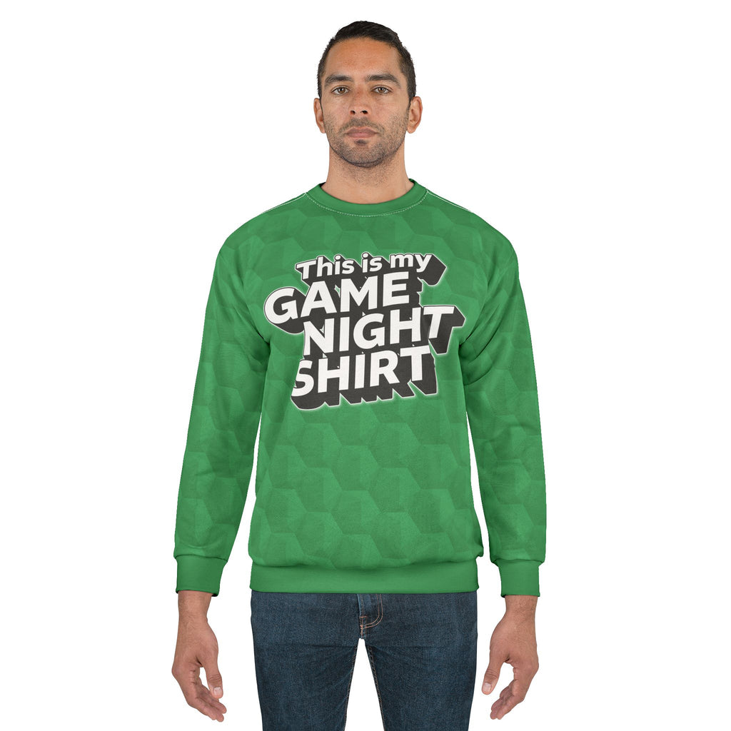 This Is My Game Night Shirt – All-Over Print Sweatshirt