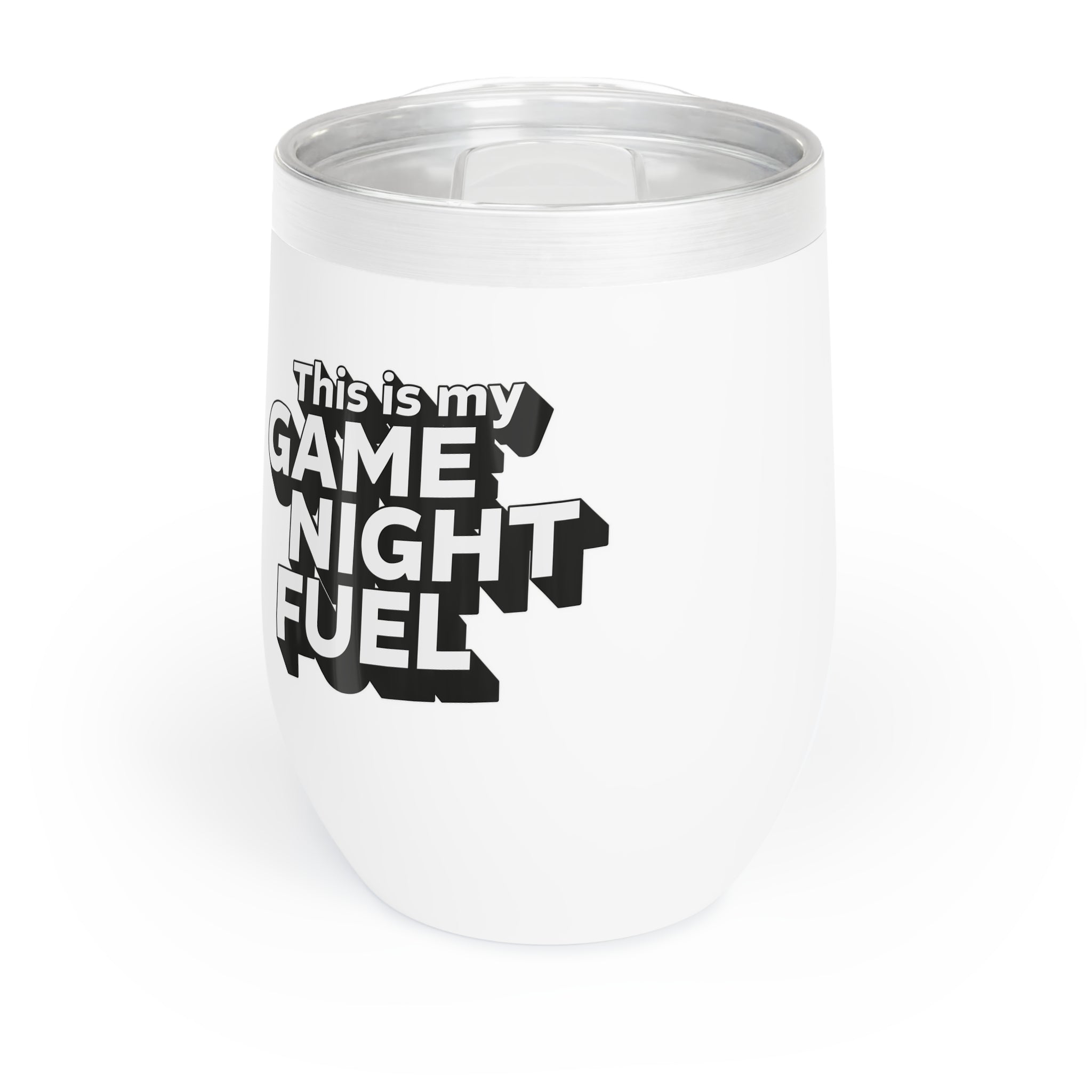 This Is My Game Night Fuel Wine Glass