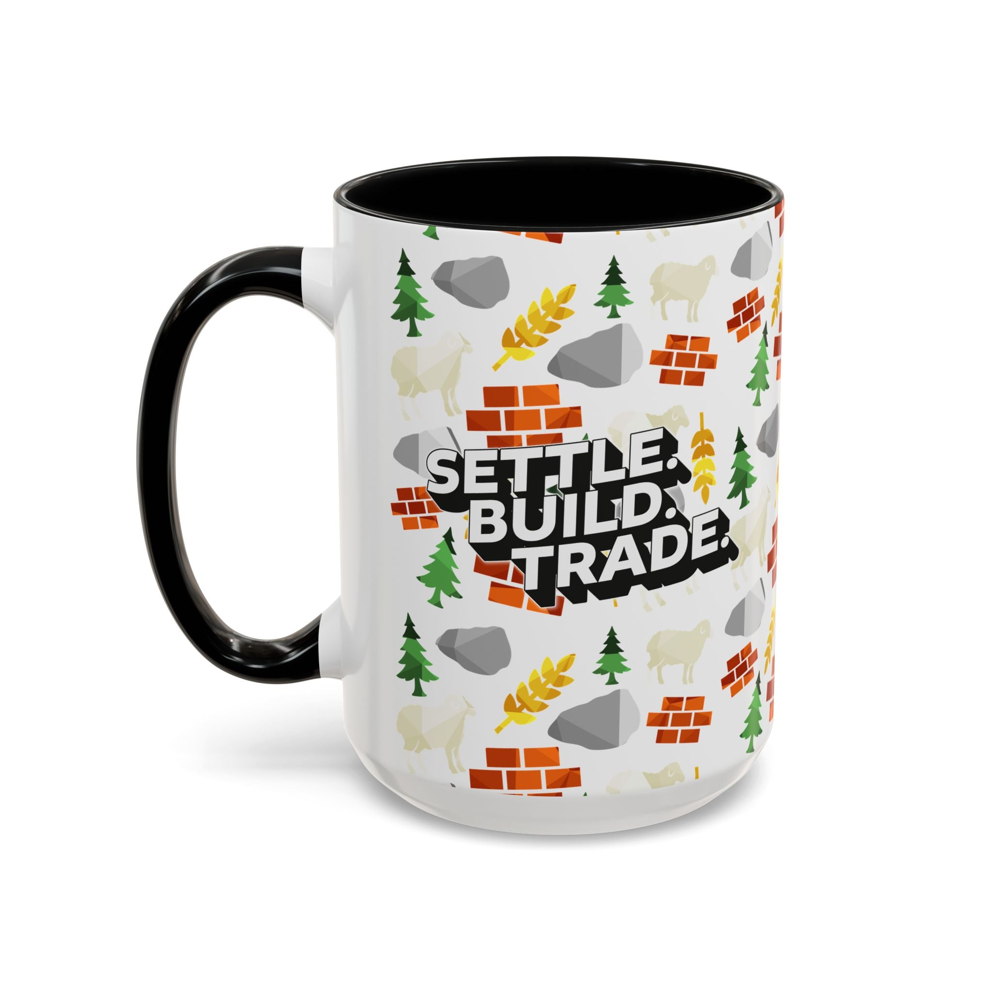 Settle. Build. Trade. Mug