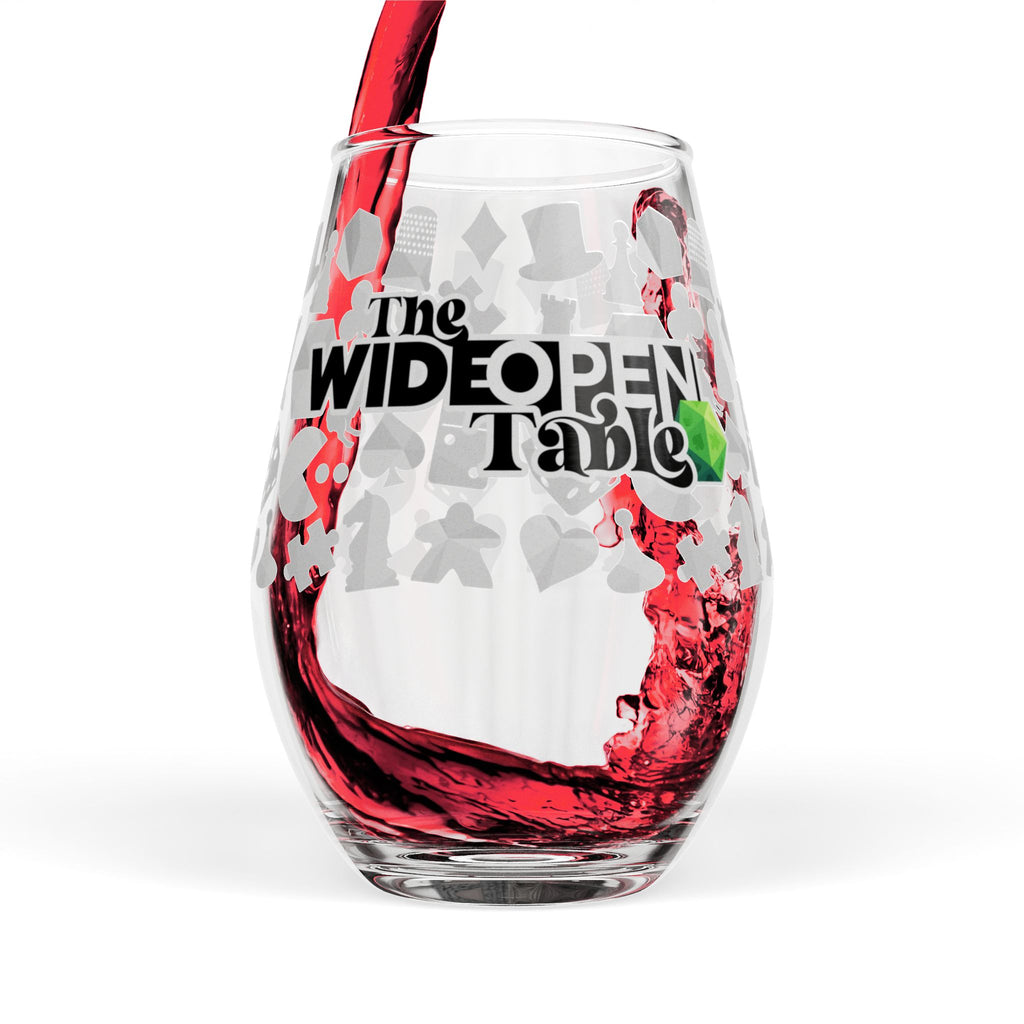 The Wide Open Table Stemless Wine Glass