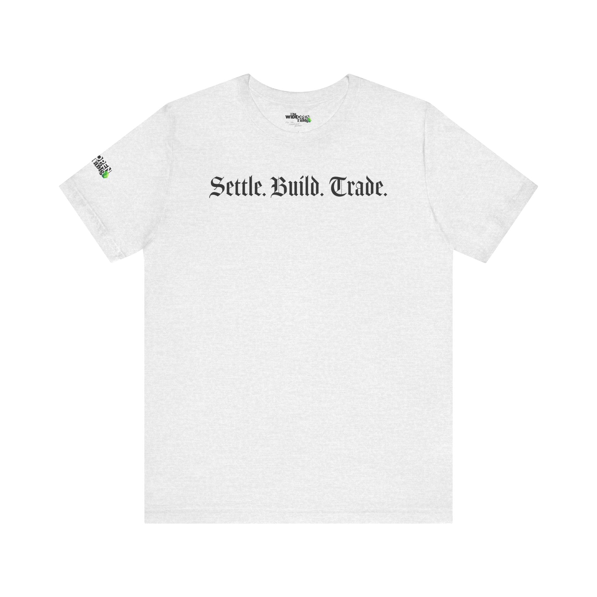 Settle. Build. Trade. Tee