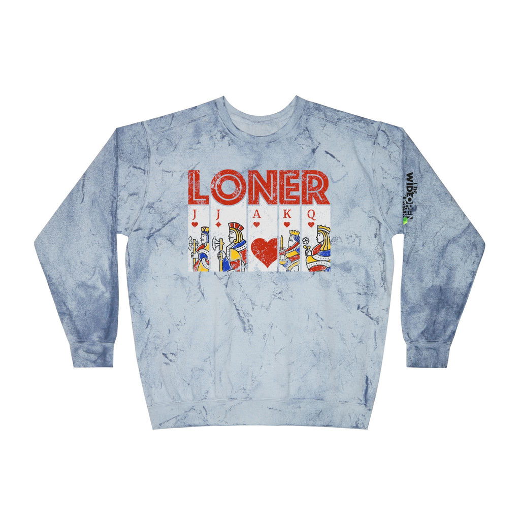 LONER – Hearts Crewneck Sweatshirt
