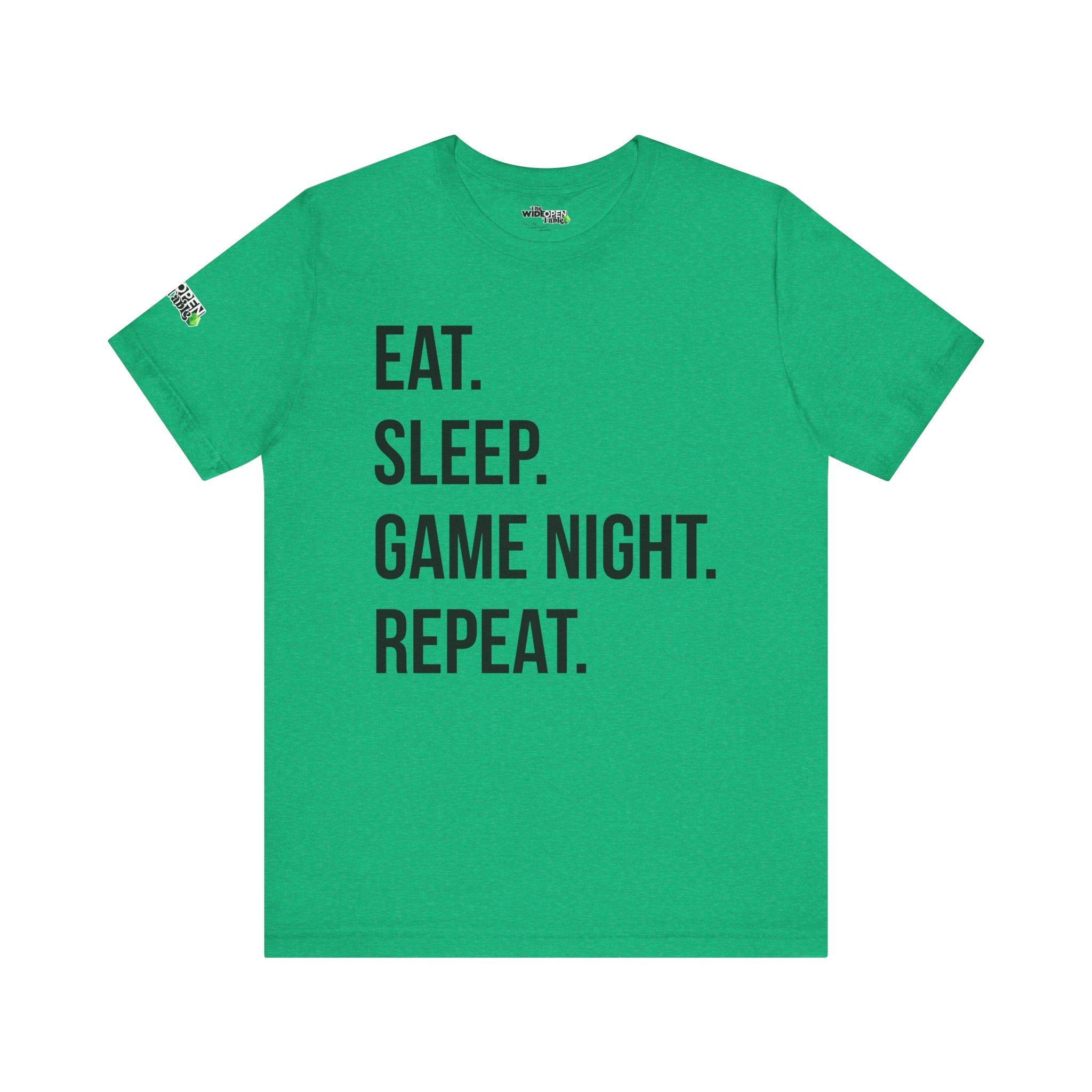 Eat. Sleep. Game Night. Repeat. Tee