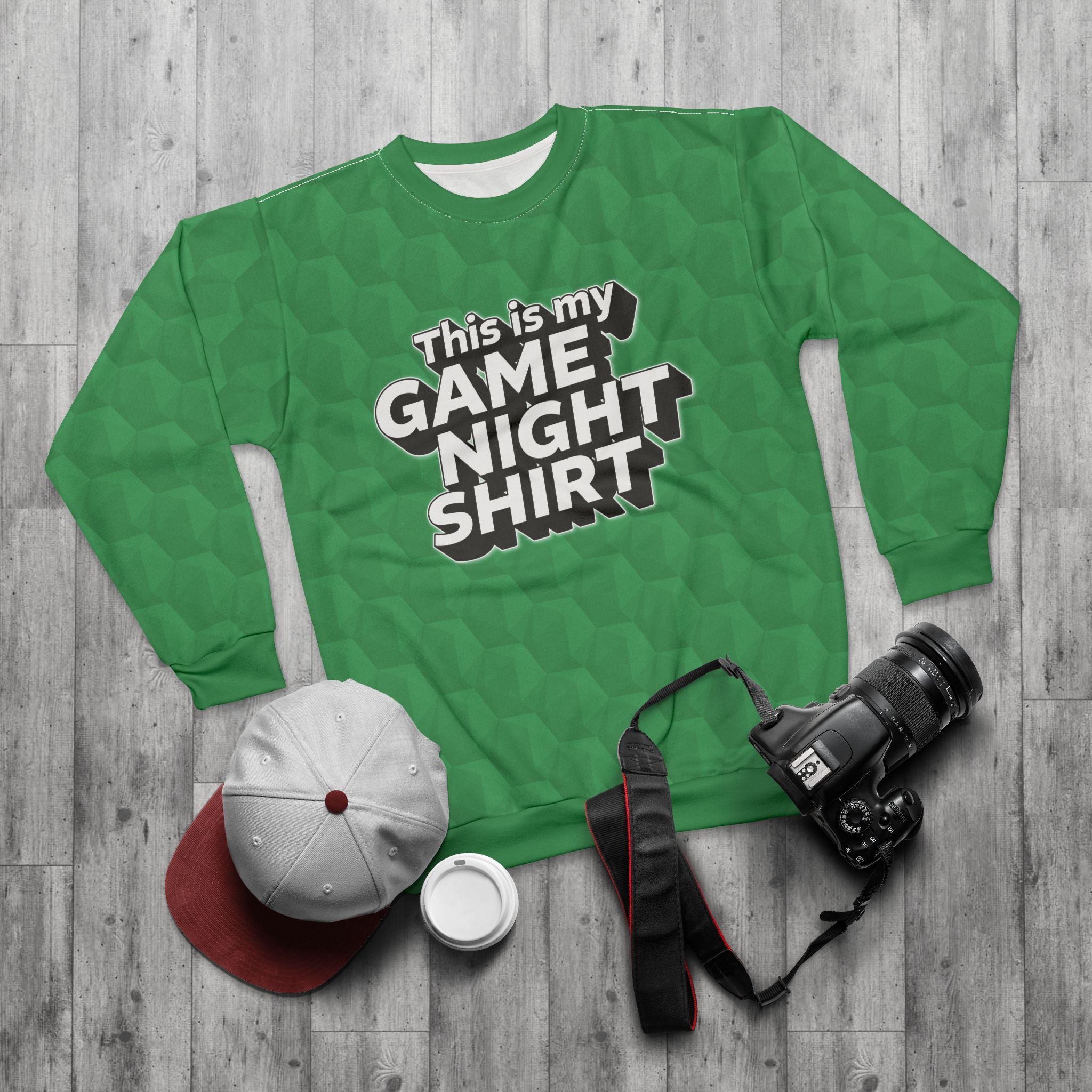 This Is My Game Night Shirt – All-Over Print Sweatshirt