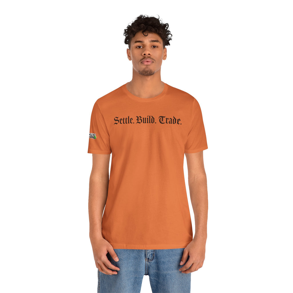Settle. Build. Trade. Tee