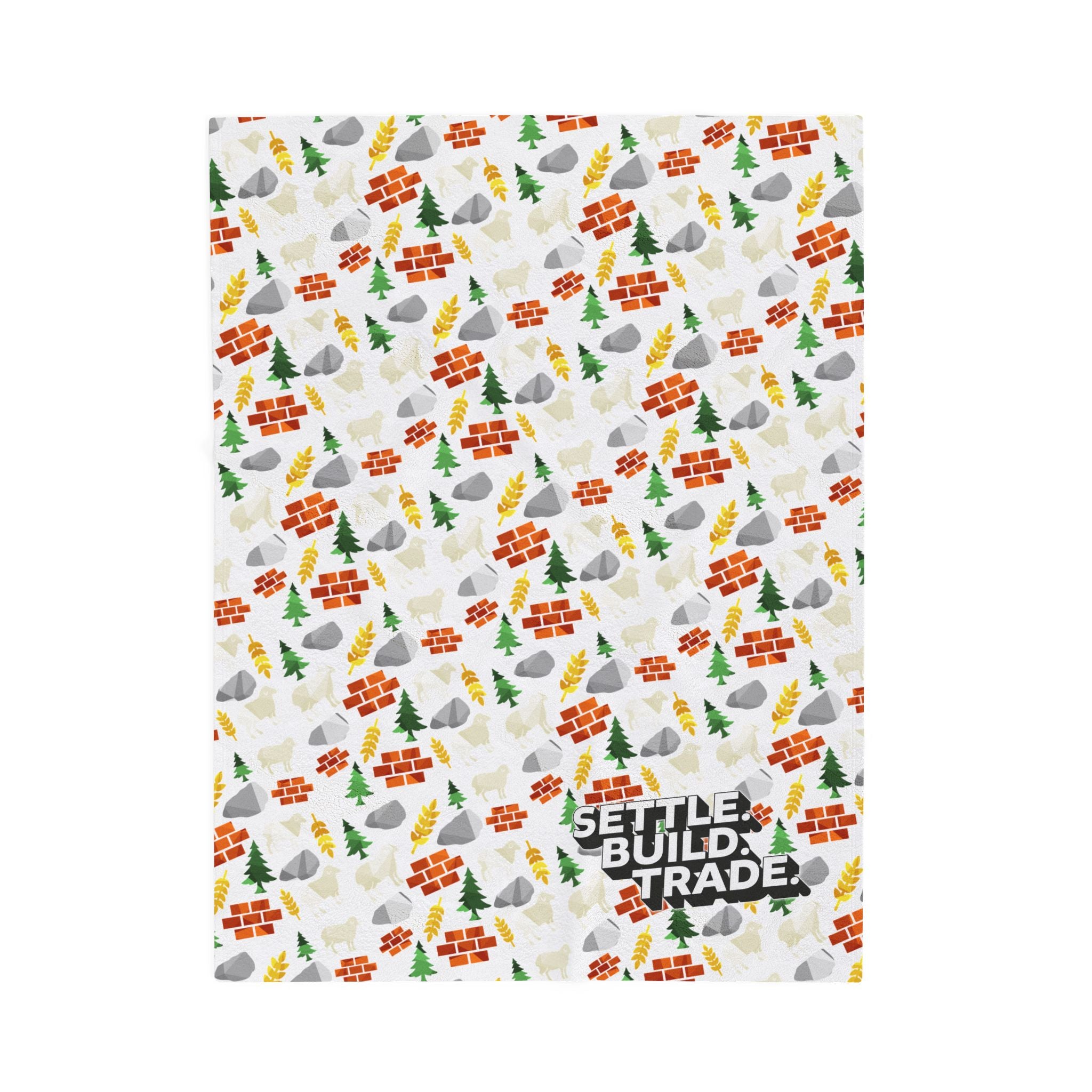 Settle. Build. Trade. Plush Blanket