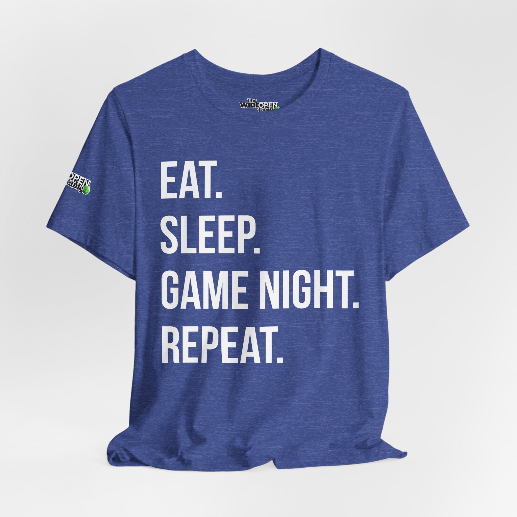 Eat. Sleep. Game Night. Repeat. Tee