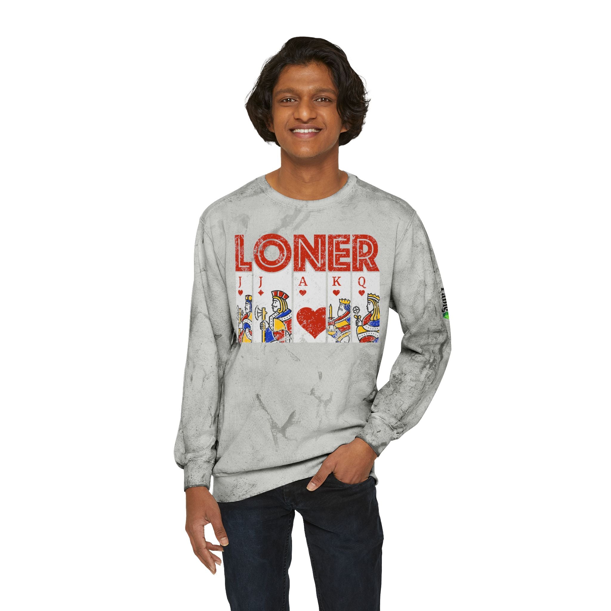 LONER – Hearts Crewneck Sweatshirt