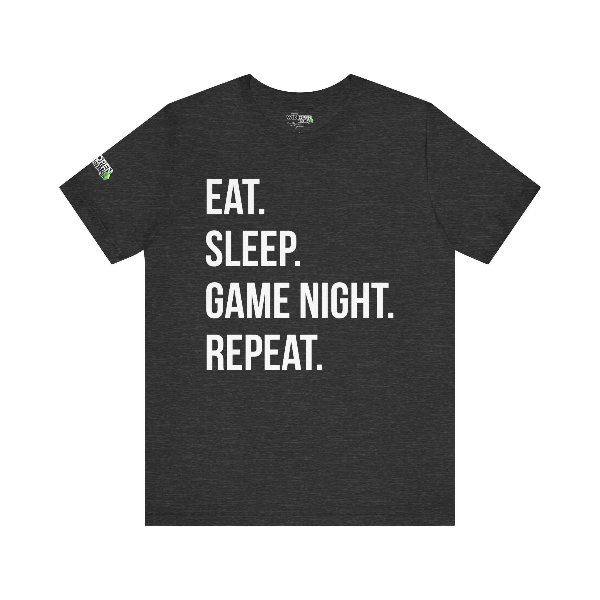 Eat. Sleep. Game Night. Repeat. Tee