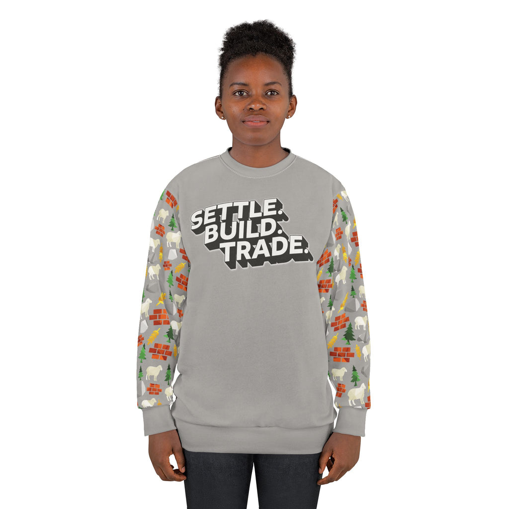Settle. Build. Trade. Sweatshirt