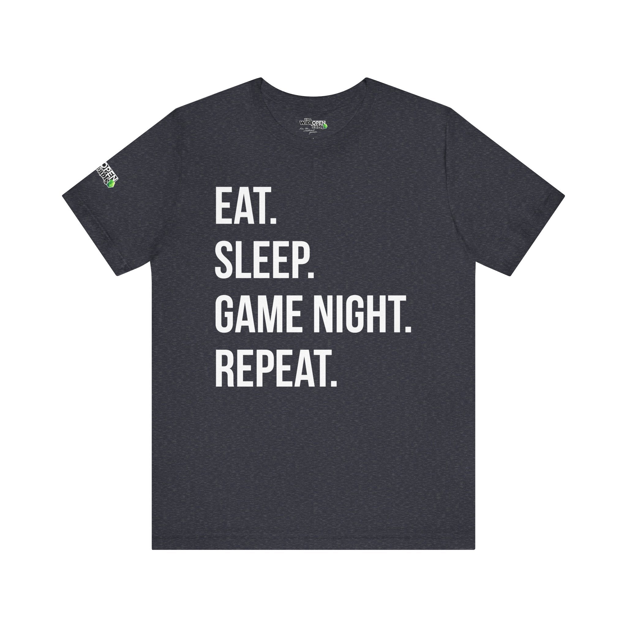 Eat. Sleep. Game Night. Repeat. Tee